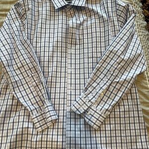 Men's Blue Checkered Shirt